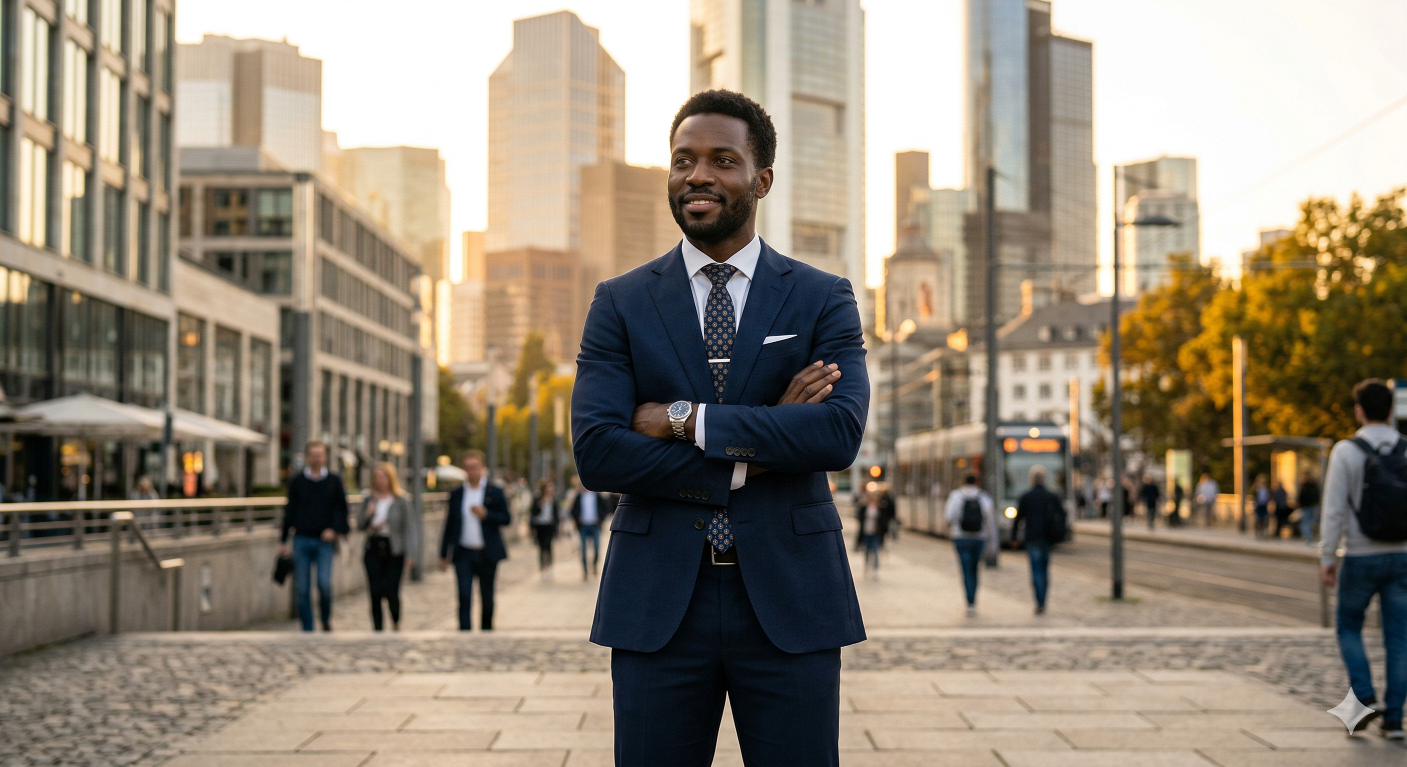 African financial advisor in Frankfurt